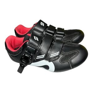 Peloton Black and Red Cycling Shoes size 36